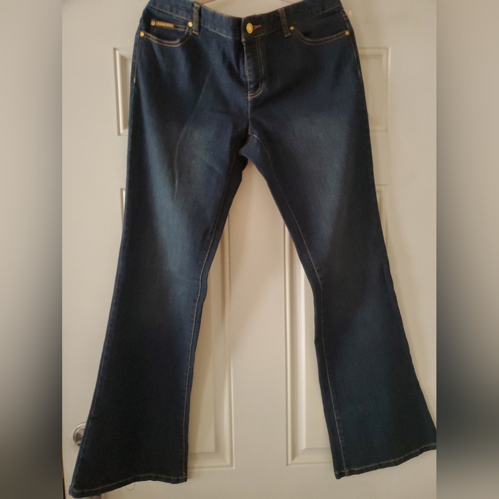 Michael Kors jeans with slightly flare legs.